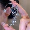 Корейские серьги-клипсы с бабочкой в ​​виде эльфа без пирсинга, серьги-клипсы для женщин, элегантные сверкающие циркониевые клипсы для ушей, свадебные украшения