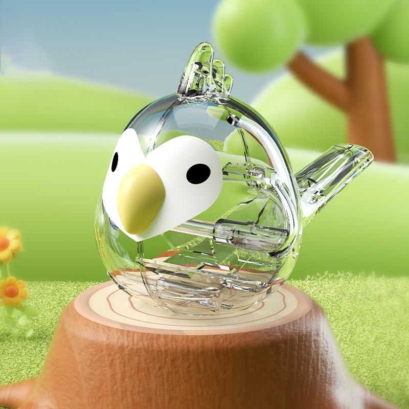 Детский водный свисток в форме птицы со шнурком, небольшой музыкальный инструмент, игрушка, устройство для подзыва птиц, образовательный подарок для детей