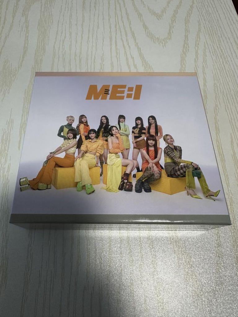 [USED] ME:I Ebihara Tsuzumi 3-Form Storage Box Universal MIRAI CD