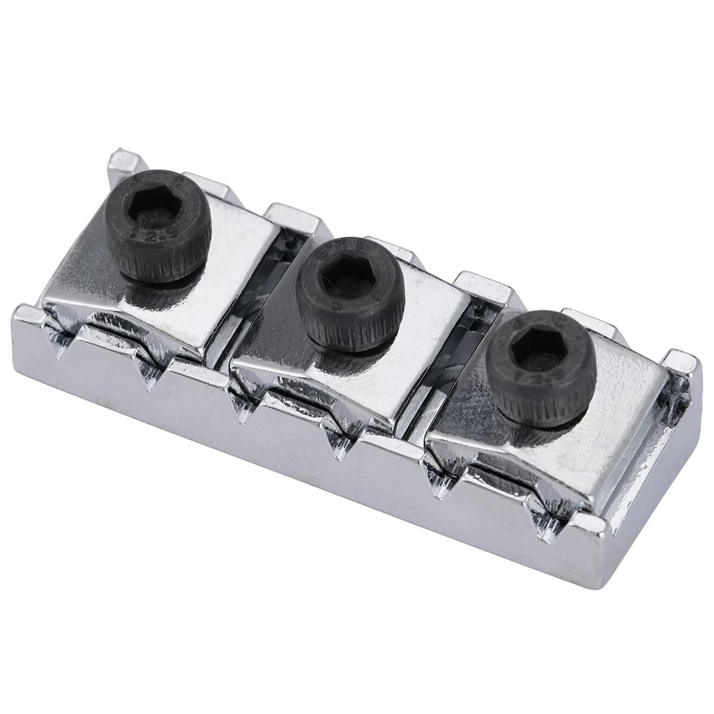Musiclily Pro 43мм R3 Стальной Локовый Порожек для Гитары для Тремоло Бриджей Floyd Rose, Хром