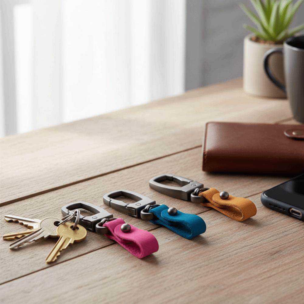 Metal Keychain Key Holder Matte Finish Car Keychain Fashion Keychain Accessories Car Keys