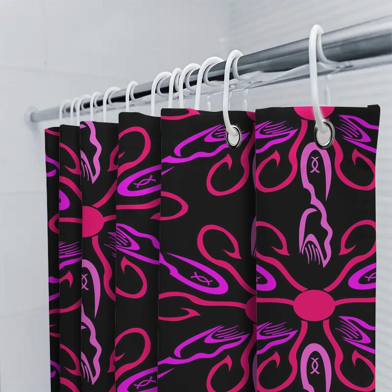 Очаровательная розовая шторка для душа «Космос» для декора ванной комнаты, принт «Космические звезды», фэнтези, 3D, водонепроницаемая ткань, идеальная идея для подарка