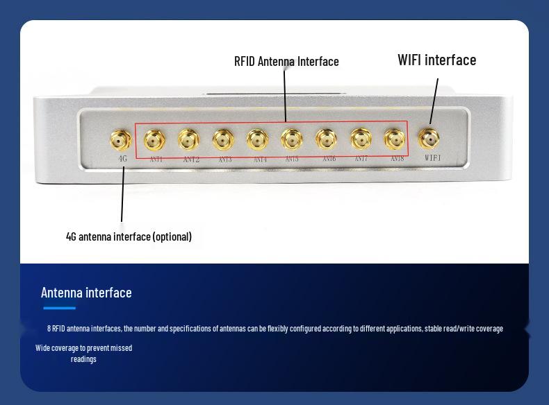 Android UHF RFID считыватель: Восьмиканальное высокопроизводительное устройство чтения/записи с поддержкой HTTP и MQTT