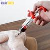 Food Grade PP Stainless Steel Needles Spice Syringe Set BBQ Meat Flavor Injector Kitchen Sauce Marinade Syringe Accessory