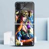 Чехол для телефона JoJo Adventure Giorno Giovanna для Samsung Galaxy Z Flip7 Flip6 5G Flip5 Flip4 Flip3 ZFlip 7 6 3 4 5 Ударопрочная задняя панель