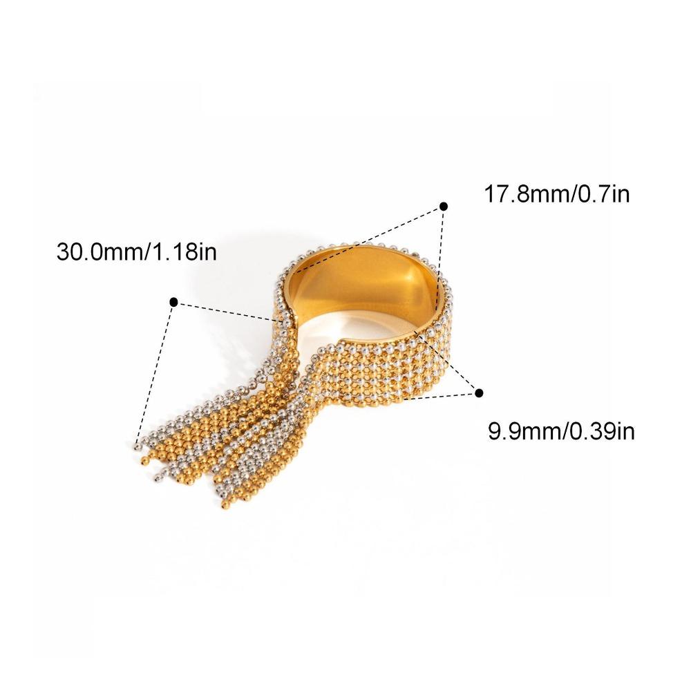 Подвеска-кисточка из цепочек, Открытые кольца, Золото, Серебро, Регулируемое кольцо-цепочка, Стильное кольцо на палец, Подарок