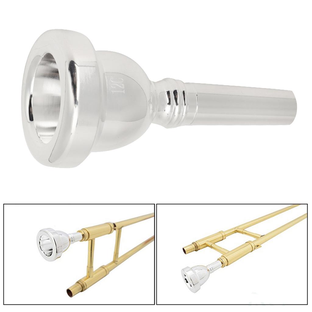 12C Alto Trombone Silver Plated Brass Mouthpiece Musical Instrument Accessories
