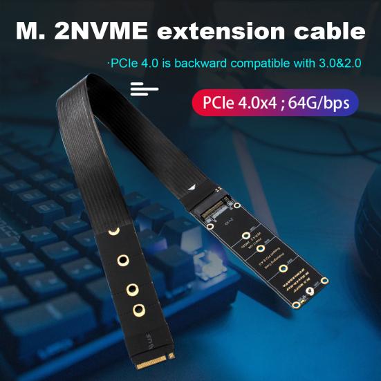 Шнур расширения Высокоскоростная передача данных Простота установки Широкая совместимость NGFF M.2 M-KEY NVME PCIe