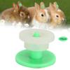 100pcs 0.7in Ear Tag Signs Marker Livestock Supplies for Rabbit Fox Mink Number Animal IdentificationGreen