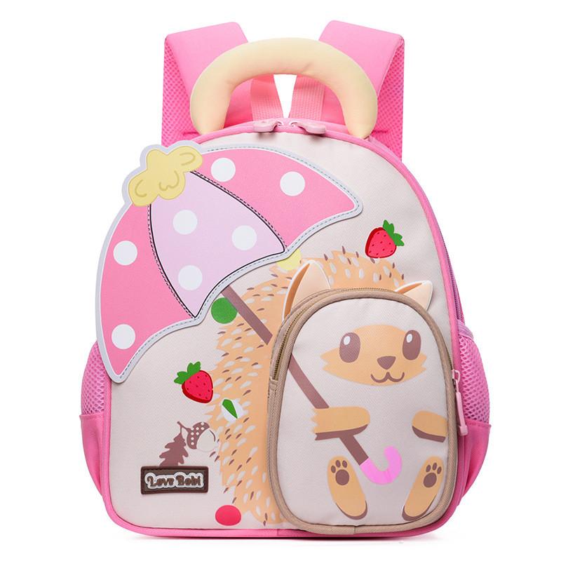 Eye-catching Cartoon Hedgehog Kids Backpack Lightweight And Fun Design For Boys Girls Preschool Use