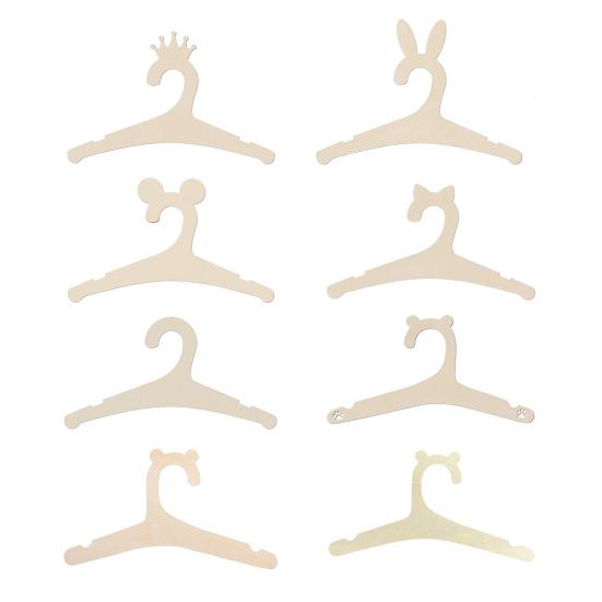 Деревянная вешалка для детской одежды, милая вешалка-стойка с ушками медвежонка, вешалки для малышей, детей, младенцев для шкафа, для пальто, брюк, для хранения одежды