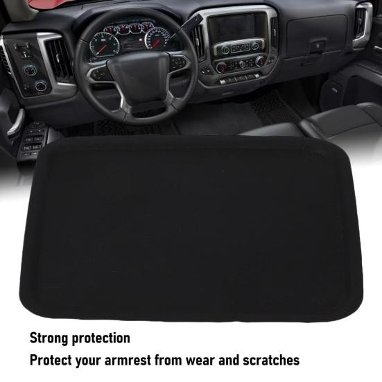 Center Console Armrest Padding for 1500 2500 3500, Comfortable Armrest Cushion, Shock Absorption Wear-Resistant Anti-Slip Replacement Pad