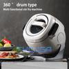 6L Automatic Stir Frying Machine Household 2000W Intelligent Electric Cooking Wok Pot Non-stick Multifunctional Cooker Pot 220V