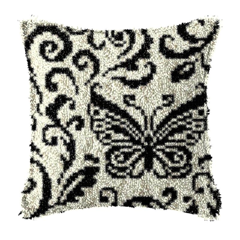 Вышивка Крючок для ковра DIY Ручная вязка Вышитая подушка Knooppakket Незаконченные наборы для ковра с крючком Смирна Пакет Ковер DIY