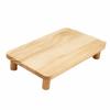 Wooden Raised Feeder Stand Detachable Raised Cat Bowl Stand Practical Pet Feeder Stand  Home Use