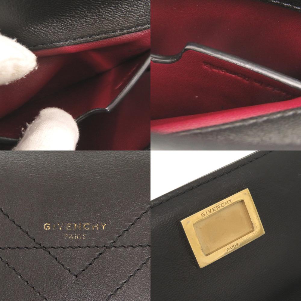 Б/у ОРИГИНАЛЬНАЯ GIVENCHY 2-way Сумка на плечо Eden Mini Черная Кожа