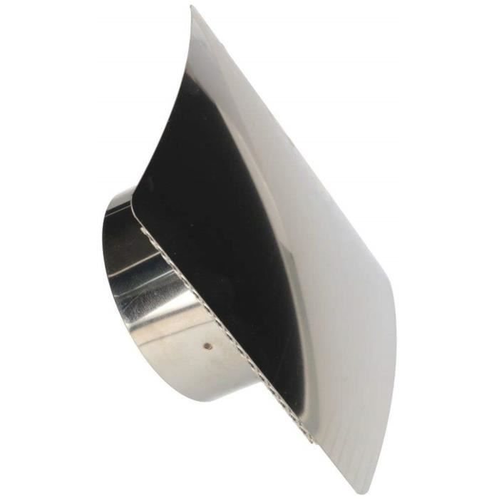 Grille de ventilation - KOTARBAU - 100 mm - Acier inoxydable - Finition brillante - Haute qualité