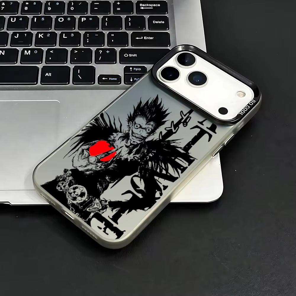 Чехол для телефона Аниме Тетрадь Смерти Для iPhone 17 Air 16 e 15 14 13 12 11 Pro Max Plus Mini SE2020 2022 Противоударная Матовая Задняя Крышка
