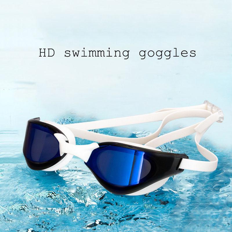 Professional Adult Anti-Fog UV Protection Lens Men Women Polarized Swimming Goggles Waterproof Adjustable Silicone Swim Glasses