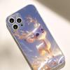 Прозрачный противоударный чехол «Мечтательный олень» для iPhone 15/16/17 Promax/14
