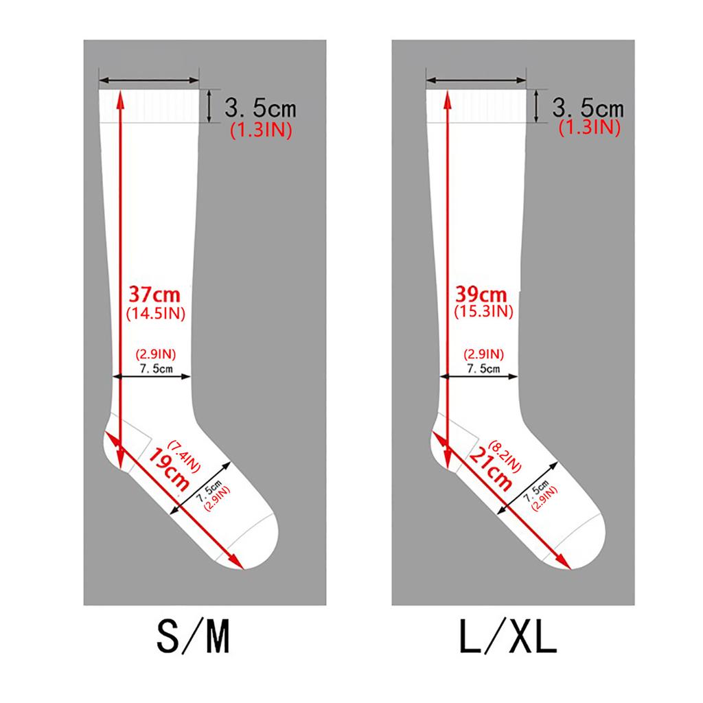Женские нейлоновые длинные компрессионные носки с принтом пота и принтом для занятий спортом на открытом воздухе