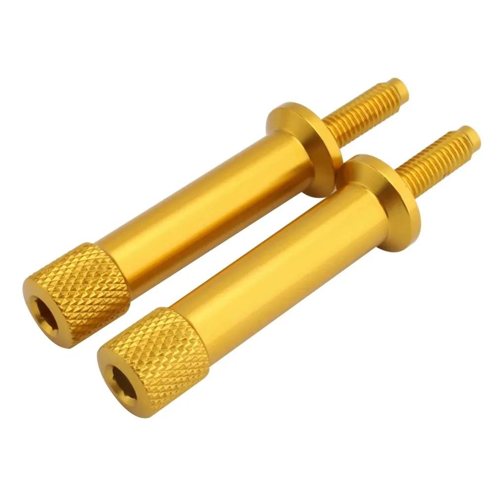For Triumph Bonneville SE T100 Scramble Thruxton 865 2004-2015 2pcs Tool Free Motorcycle Removal Cushion Seat Bolts Accessories