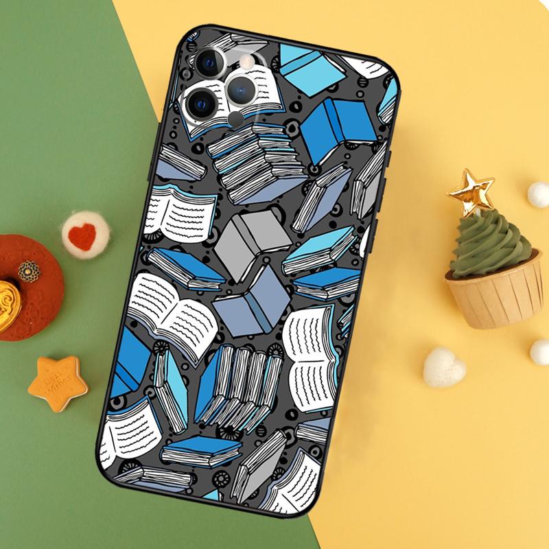 Иллюстрация 'Читать книги' Чехол Для iPhone 11 12 13 14 16 15 Pro Max Mini XS Max X XR SE2 7 8 14 16 15 Plus Чехол для телефона