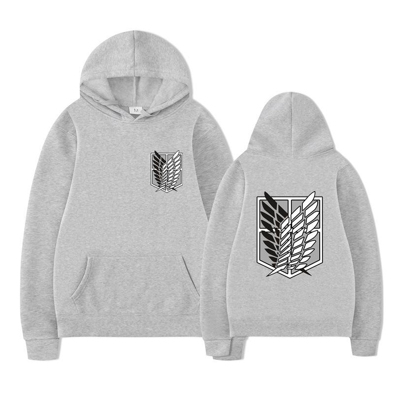 Атака Титанов Разведкорпус Мужские Толстовки Мальчики Харадзюку Девочки Пуловер Причудливый Музыкальный Подарок Свободный Удобный Свитшот