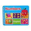 Early Education Cognitive Cards Book Alphabet Numbers Learning Educational Toy for Kids with Safe Rounded Corners Portable