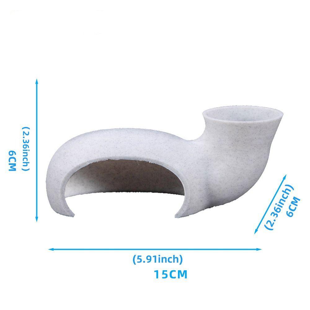 3D Печать Аквариумный Подземный Туннель Декоративный Подземный Стиль Рыба Креветки Укрытия Пещеры Пластиковый Туннель для Петушков и Креветок