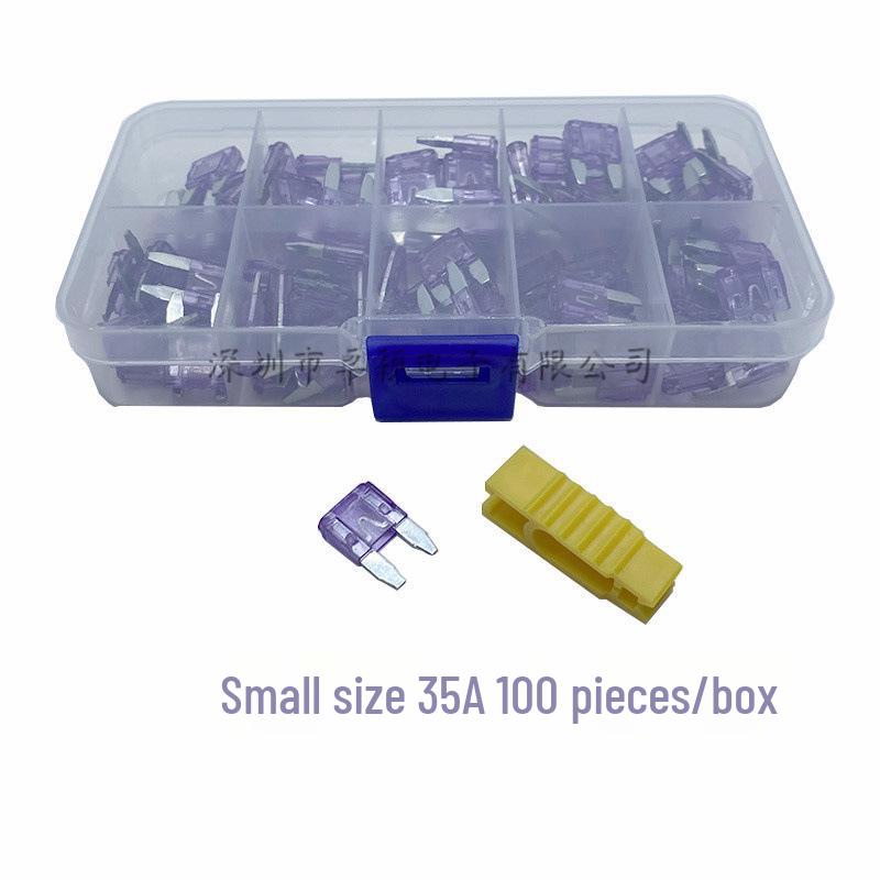 Набор автомобильных предохранителей: Ножевые предохранители малого, среднего и большого размера (1A, 3A, 10A, 15A)
