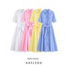 Kaslead New Women Clothes Western Style Fashion Simple Casual Poplin Dress 2640360