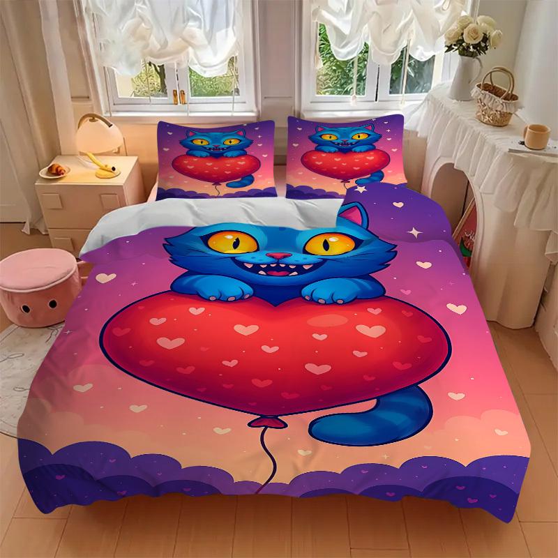 3pcs Huntrix, K-pop Duvet Cover Set - Machine Washable, Includes 1 Duvet Cover and 2 Pillowcases, No Core Included yy251022224