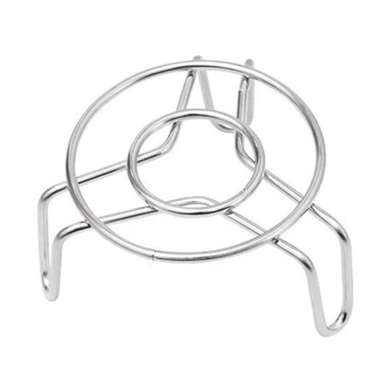 Mini Round Steamer Rack Stainless Steel Pot Trivet Small Steaming Pot Pan Cooking Stand for Cooking Baking Steaming