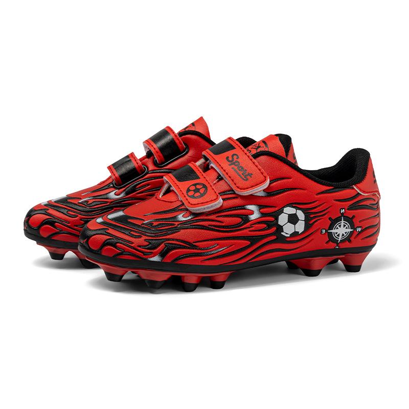 Boys And Girls Breathable Comfortable Sports Leisure Spikes Shredded Nails Football Shoes Grass Game Children Students