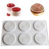 Mosquito Coil Ring Shape Mousse Mold Baking Diy Silicone Mousse Mold Chocolate Cake