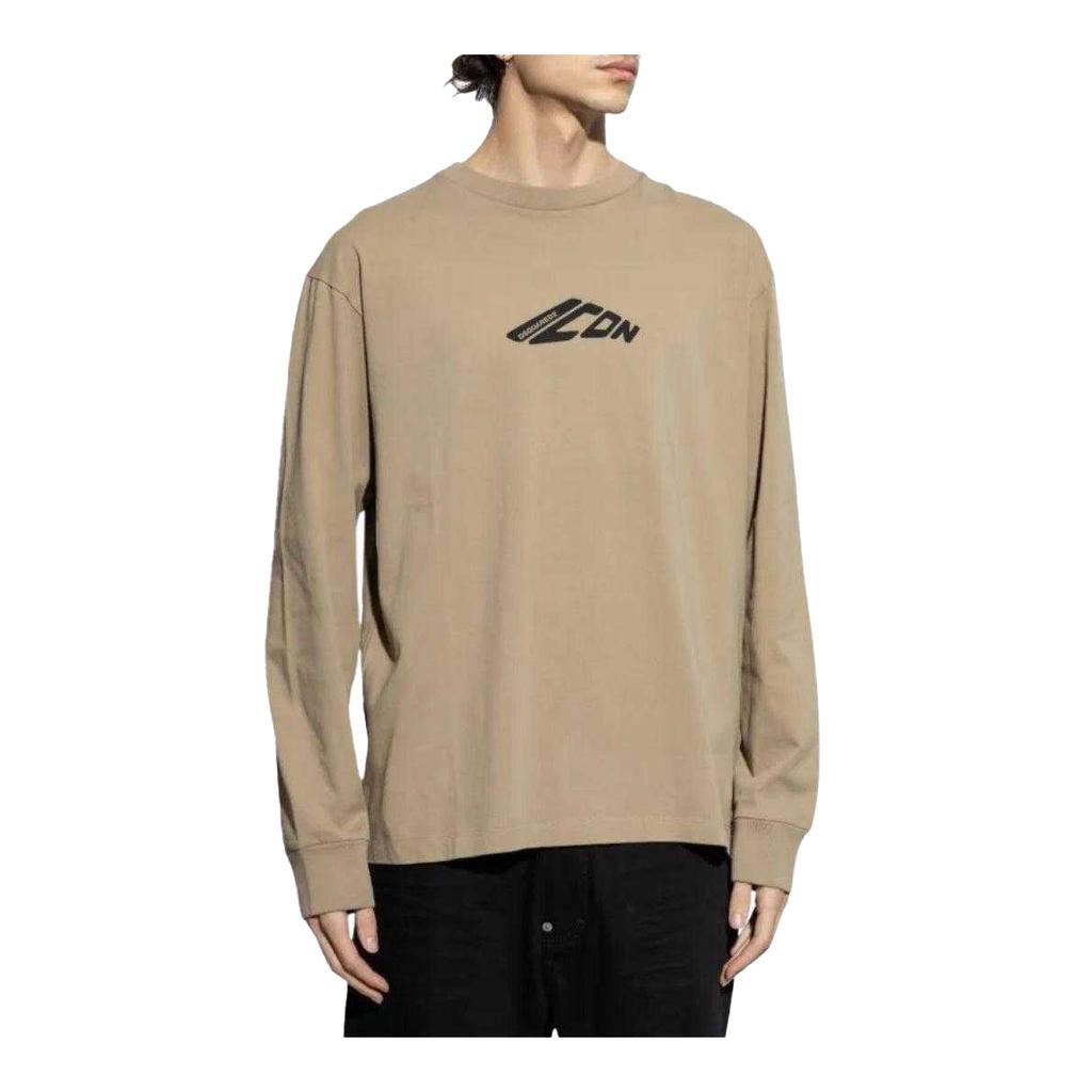 DSquared2 Unisex Adult Icon Stretch Logo Long-Sleeved T-Shirt