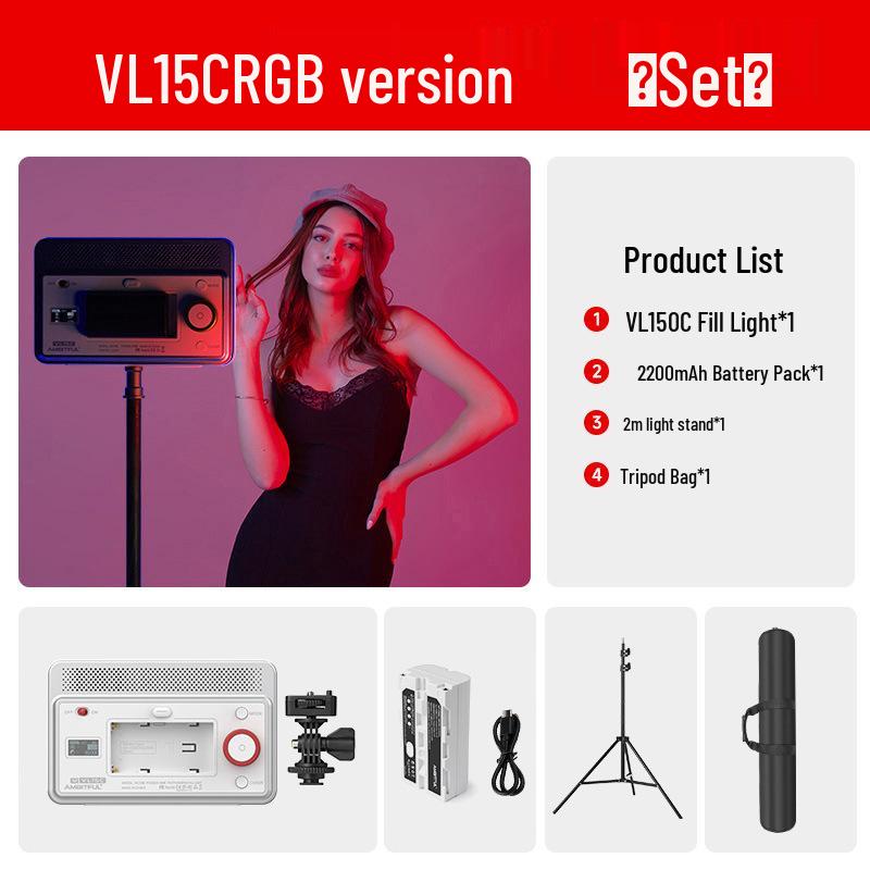 Ambitful VL15 Портативная заполняющая подсветка для фотосъемки на мобильные телефоны