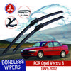 Для Opel Vectra B 1995-2002 автомобильный стеклоочиститель U-образный мягкий резиновый бескаркасный без кронштейна автомобильные дворники 19"+19"