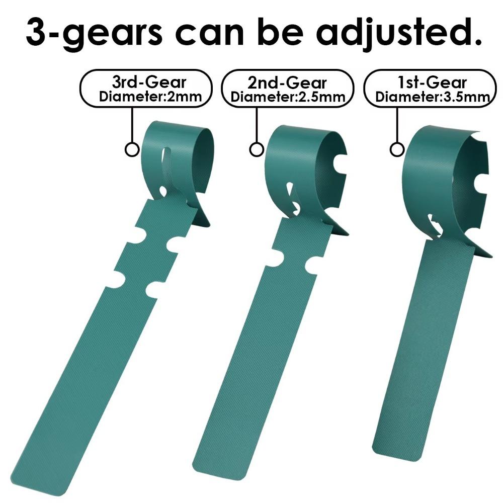 100pcs Reusable Garden Plant Tag Plastic Vegetables Labels New Ring Buckle Sign  Markers Tool