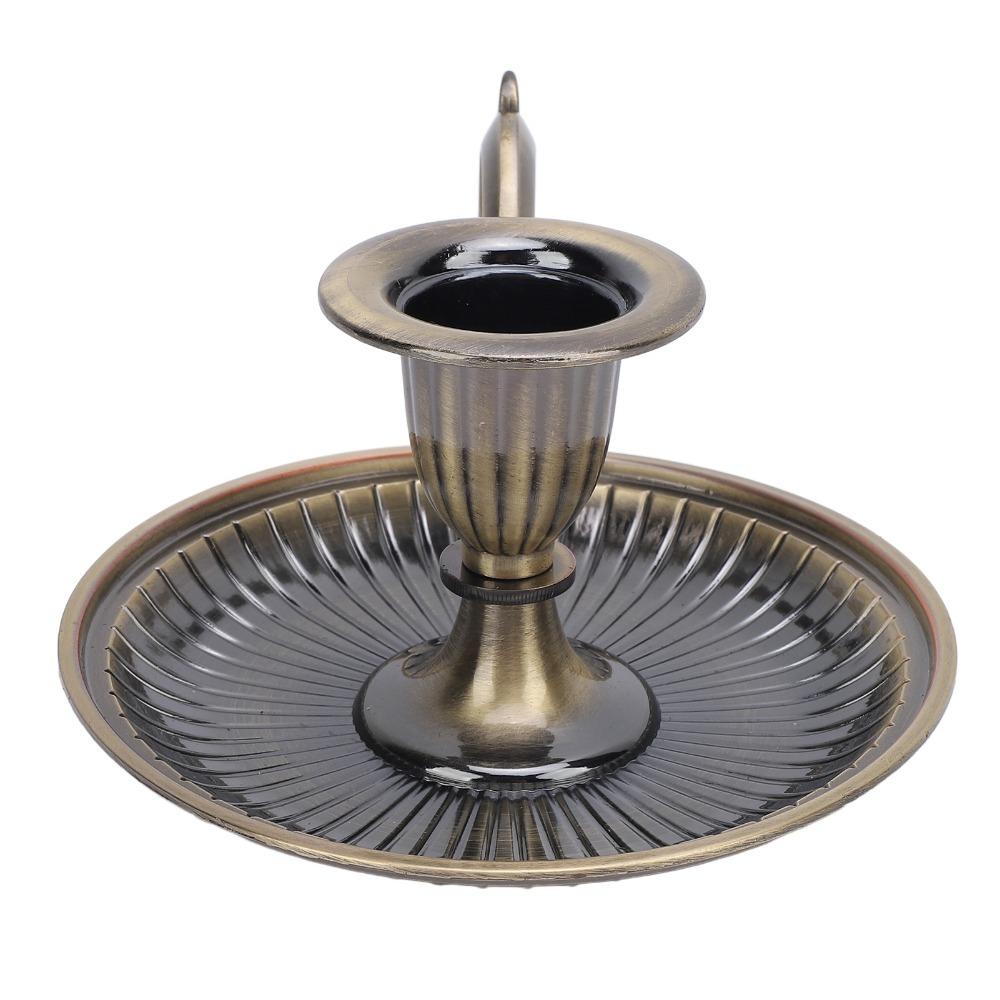 Round Bottom Taper Candle Holder With Handle Vintage Candle Holder  Home Decoration