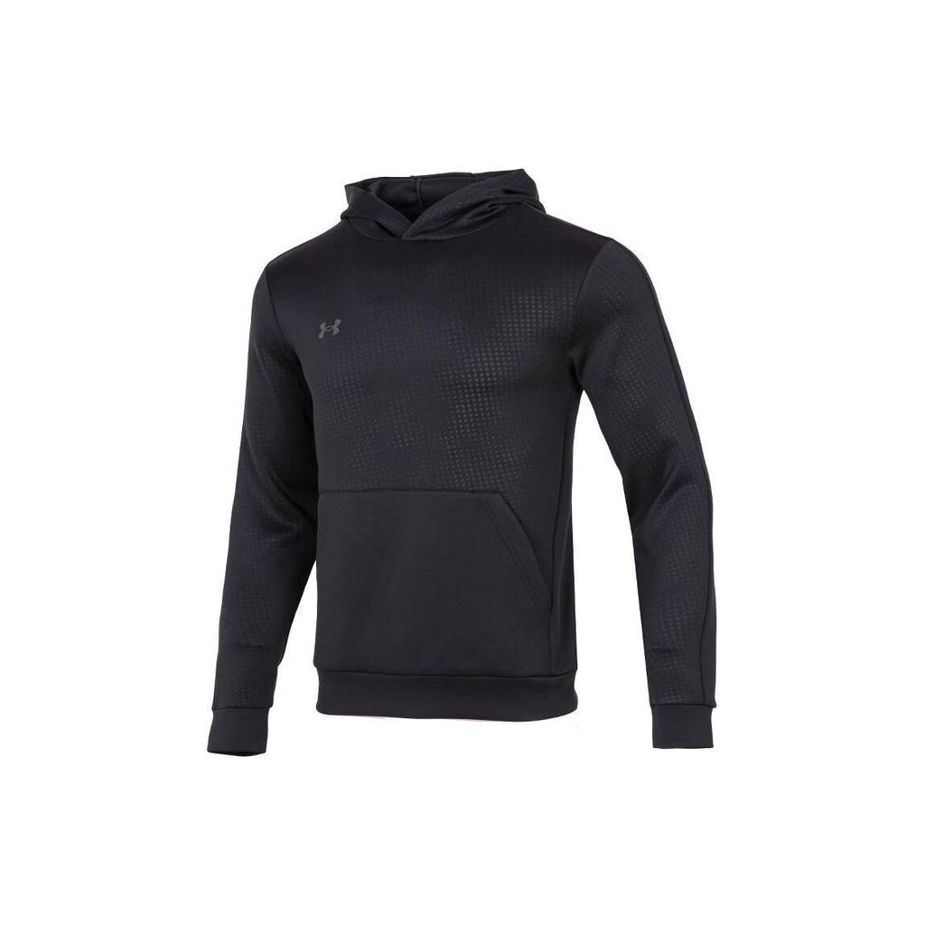 Under Armour Logo Windproof Running Hoodie Men Hoodies Black 22600304-001