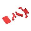 Алюминиевый комплект заднего крепления кузова для AXIAL SCX24 AXI00002 124 RC Автомобиль Запчасти для апгрейдаКрасный