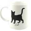 [M4014] - Ivory 'Cat' Mug