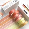 8pcs Pure Color & Plaid Paper Washi Tape Set 15mm 10mm Basic Pattern Adhesive Masking Tapes Home DIY Decoration Stickers A6163