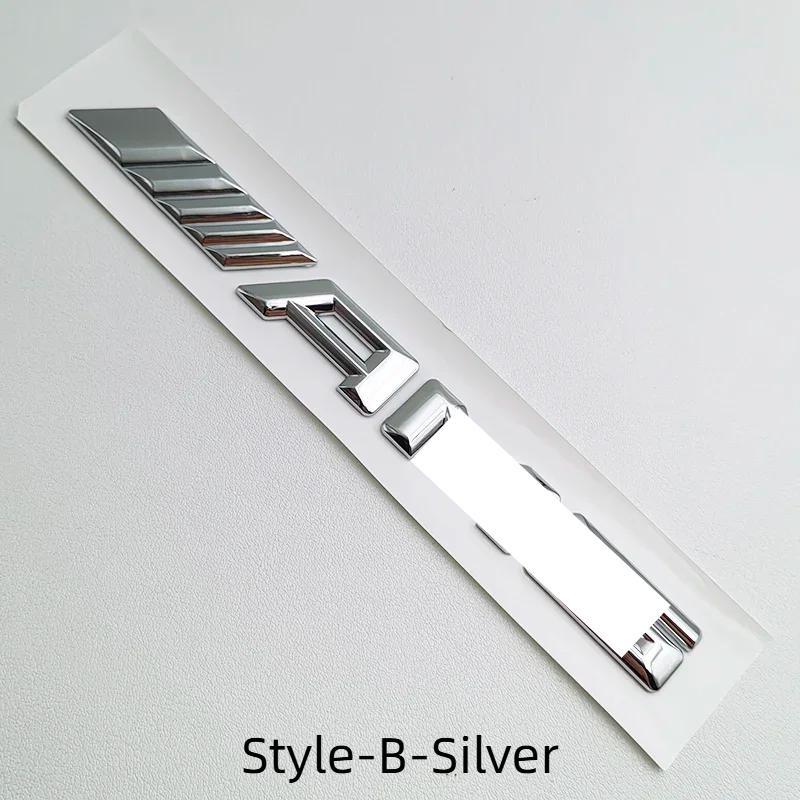 3D ABS Am/g Logo Emblem Letters Car Trunk Badge Sticker Accessories