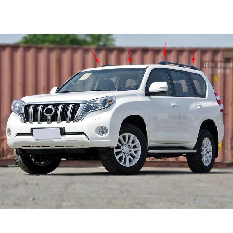 ZUK 4PCS Roof Rack Cover Luggage Baggage Bar Rail End Protection Lid For TOYOTA LAND CRUISER PRADO 120 150 LC120 LC150 2003-2018