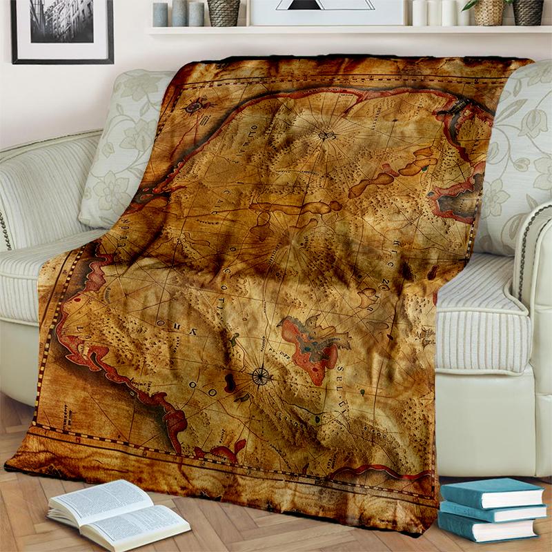 29 Стиль Новое Ретро Морское Морская Карта Компас Одеяло, Мягкое Плед для Дома Спальни Кровати Дивана Путешествий Офиса Покрывало Детское