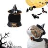 Cute Theme Cosplay Witch Hat for Cat Dog Dress Up Costume Cosplay Warm Headwear Dogs Cat Accessories