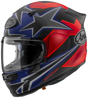 Мотошлем ASTRO GX Full Face, STAR&STRIPE, Черный, 57-58см
